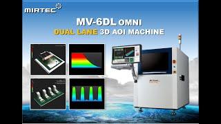 MIRTEC MV 6DL OMNI DUAL LANE 3D AOI Machine REV1