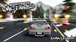 Need For Speed Most wanted REMASTERED | Best Graphics Mod 2024 | Nissan Skyline GT-R Gameplay