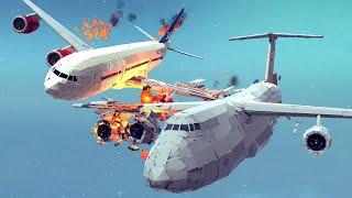 Airplane Crashes & Shootdowns #25 | Besiege