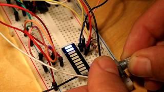 LED ladder controlled by LM339 Op-Amp