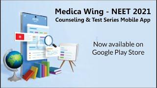 About Medica Wing mobile App for NEET Counseling 2021 & NEET Test series, Download Now