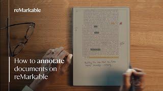 How to annotate documents on reMarkable | Using reMarkable