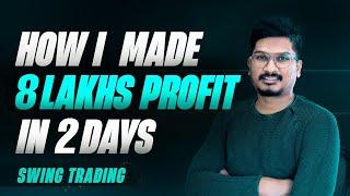 Simple Triangle Pattern Trade in this Stock | Swing trading