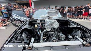 Unveiled Supercharged 13B Rotary RX7 - S1K RX - at Mad Mike’s Summer Bash 2024