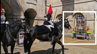 RUNAWAY HCAV HORSES PART 2!? NOISY WORKMEN ARE SHUT DOWN BY THE CoH at Horse Guards!