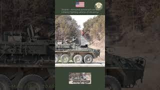 Stryker - Armored personnel carrier–infantry fighting vehicle of US arrmy  #military #defence