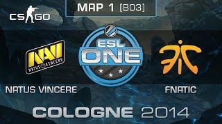 Natus Vincere vs. Fnatic (Map 1) - ESL One Cologne 2014 - Quarterfinals - CS:GO