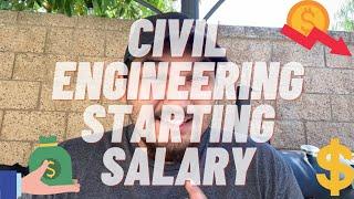 CIVIL ENGINEERING SALARY (ENTRY LEVEL) BROKEN DOWN