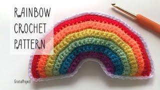 Rainbow Crochet Pattern Amigurumi | Rainbow Applique