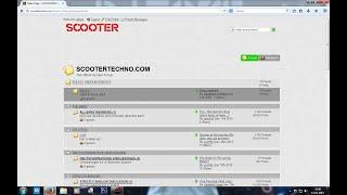 SCOOTERTECHNO.COM/FORUM (Revisiting the good old forum)