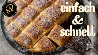 10 Minuten Früchte Quark Kuchen - Blitzkuchen Rezept einfach