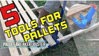 Pallet Wood Projects - 5 Tools for working with FREE pallets