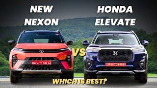 Tata Nexon Facelift 2023 vs Honda Elevate 2023| Honda Elevate vs tata nexon