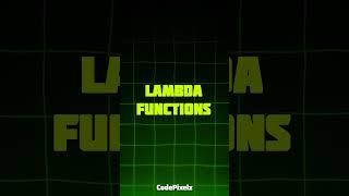 Regular Function vs Lambda Function Which one is best? #PythonTips #LambdaFunction #LearnPython