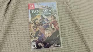 Unboxing Fantasian Neo Dimension Mistwalker Square Enix Nintendo Switch