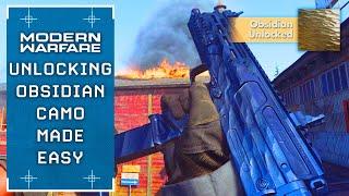 Modern Warfare: The SECRETS To UNLOCKING OBSIDIAN Made Easy (Obsidian Mastery Camo Guide)