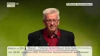 Politischer Aschermittwoch von Bündnis 90/Die Grünen: Rede von Winfried Kretschmann am 18.02.2015