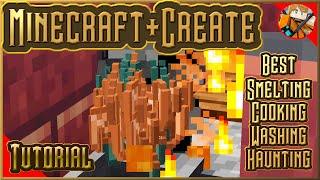 How to BULK Smelt - Create Mod Tutorial - Minecraft