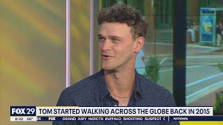 New Jersey man returns home after walking around the globe since 2015