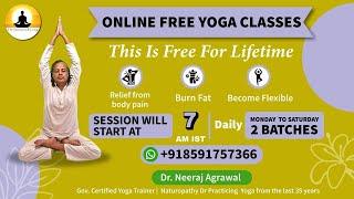 Online Free Yoga Classes Saturday