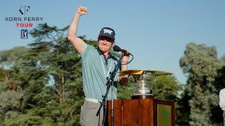 ALL the emotions from Mason Andersen after his first win on Korn Ferry Tour