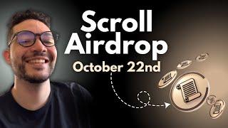 Scroll Airdrop on October 22nd | $SCR Review