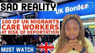 Sad reality : more then 100 of uk healthcare workers with visa sponsorship at risk of deportation