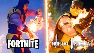 Fortnite vs Mortal Kombat 1  - Scorpion Comparison
