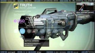 Destiny Exotic Rocket Launcher "The Truth"