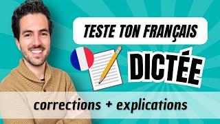  Dictation in French | Corrections + Explanations | Improve Your French Skills