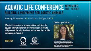 Building a movement for aquatic animals - The Aquatic Life Conference - Day 2