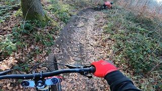 Heidelberg Königstuhl Downhill/Freeride 2020 - Follow run with Nico Lamm