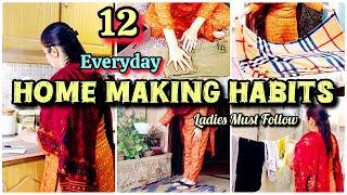 12-Everyday Habits To Keep Yr Home Clean & Organized | How To Keep Home Clean&Organized |WomeniaATF