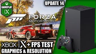 Forza Motorsport: Update 14 - Xbox Series X Gameplay + FPS Test