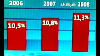 Sparquote der Deutschen 2006-2008