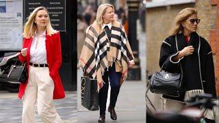 Luxury Winter Street Style in London: How Women Dress Elegantly for Christmas