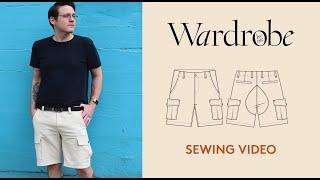 How to sew cargo shorts | Sewing Tutorial |  Wardrobe By Me