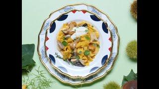 Tagliatelle with Cream and Mushrooms | Recipes | La Cucina Italiana USA