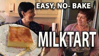 SUPER EASY, NO BAKE MILKTART | phatz kitchen