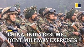 China and India resume annual joint military exercises