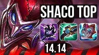 SHACO vs PANTHEON (TOP) | 6 solo kills | EUNE Diamond | 14.14