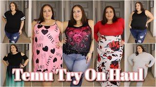 PLUS SIZE AFFORDABLE FASHION | TEMU |PLUS SIZE FASHION TRY-ON HAUL| MISSGREENEYES |PLUS SIZE FASHION