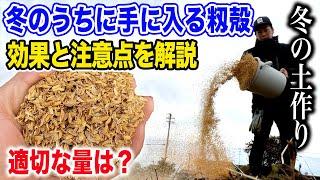 もみ殻を手に入れろ！無料で手に入る土壌改良資材　効果と注意点を解説