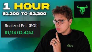 1 Hour Live Memecoin Trading | $1,000 Profit