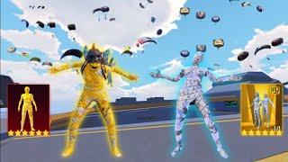 Wow!NEW BEST DUO BLUE + YELLOW MUMMY SET GAMEPLAY  SOLO SQUAD | PUBG Mobile BGMI