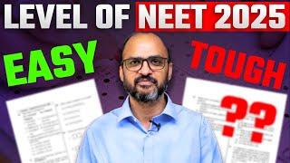 NEET 2025 Expected to be EASY or Difficult? |  What will be the level of NEET 2025? | #neet