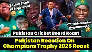 Ye Jay Shah Ki Sajish Hai Bhaijaan | Pak Reaction On Champions Trophy Roast | Pakistan Cricket Roast