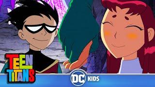 The BEST of Robin & Starfire! ️ Seasons 1-2 | Teen Titans | @dckids