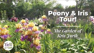  Peony & Iris Tour  The Garden of Kris Jurik Talk & Tour with Garden Gate