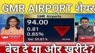 GMR infra share letest news | GMR airport stock analysis | GMR airport share Target tomorrow